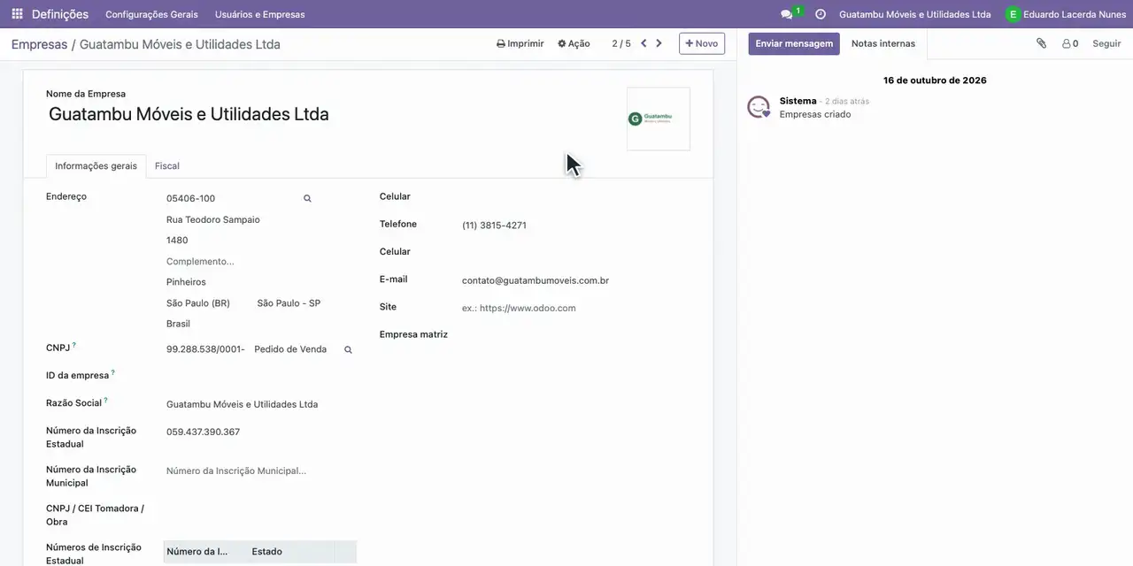 Abra a Guatambu Móveis.