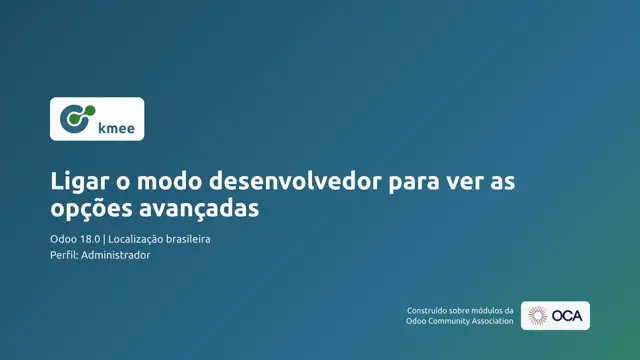 Vídeo: Ligar o modo desenvolvedor para ver as opções avançadas
