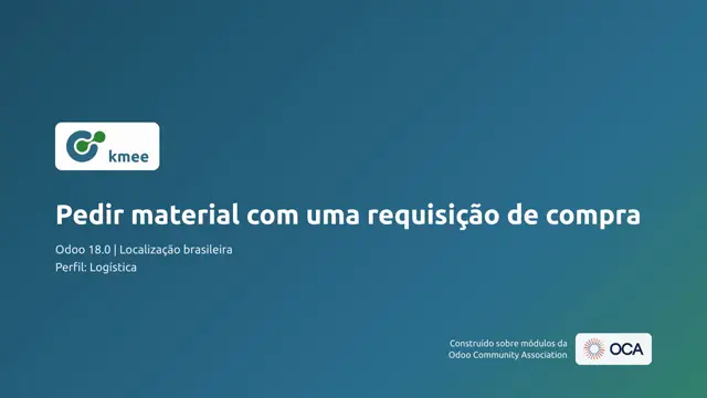 Vídeo: Pedir material com uma requisição de compra