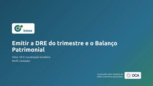 Vídeo: Emitir a DRE do trimestre e o Balanço Patrimonial