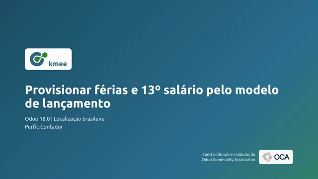 Vídeo: Provisionar férias e 13º salário pelo modelo de lançamento