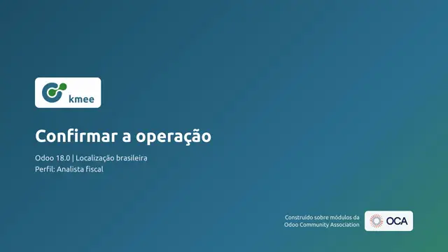 Vídeo: Confirmar a operação