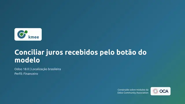 Vídeo: Conciliar juros recebidos pelo botão do modelo
