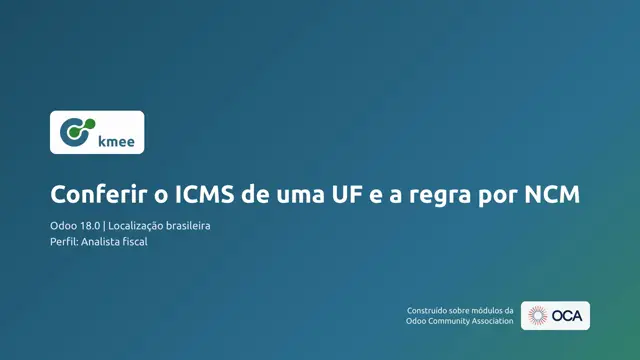 Vídeo: Conferir o ICMS de uma UF e a regra por NCM