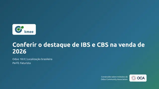 Vídeo: Conferir o destaque de IBS e CBS na venda de 2026