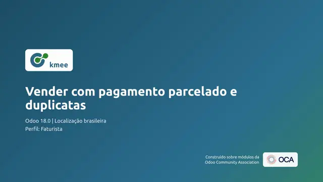 Vídeo: Vender com pagamento parcelado e duplicatas