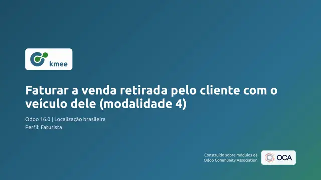 Vídeo: Faturar a venda retirada pelo cliente com o veículo dele (modalidade 4)