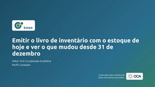 Vídeo: Emitir o livro de inventário com o estoque de hoje e ver o que mudou desde 31 de dezembro