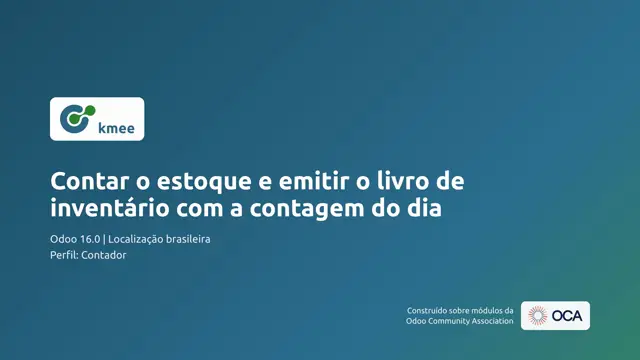 Vídeo: Contar o estoque e emitir o livro de inventário com a contagem do dia